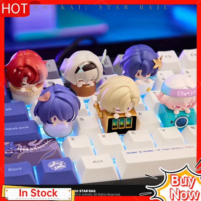 Gaming Accessories Keyboards - Mihoyo Honkai Star Rail, аниме-фигурка, слепая