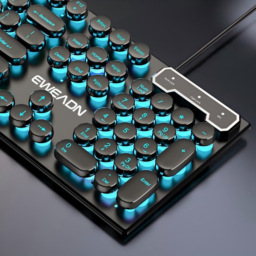 Gaming Accessories Keyboards - Игровая клавиатура для пишущей машинки EWEADN,