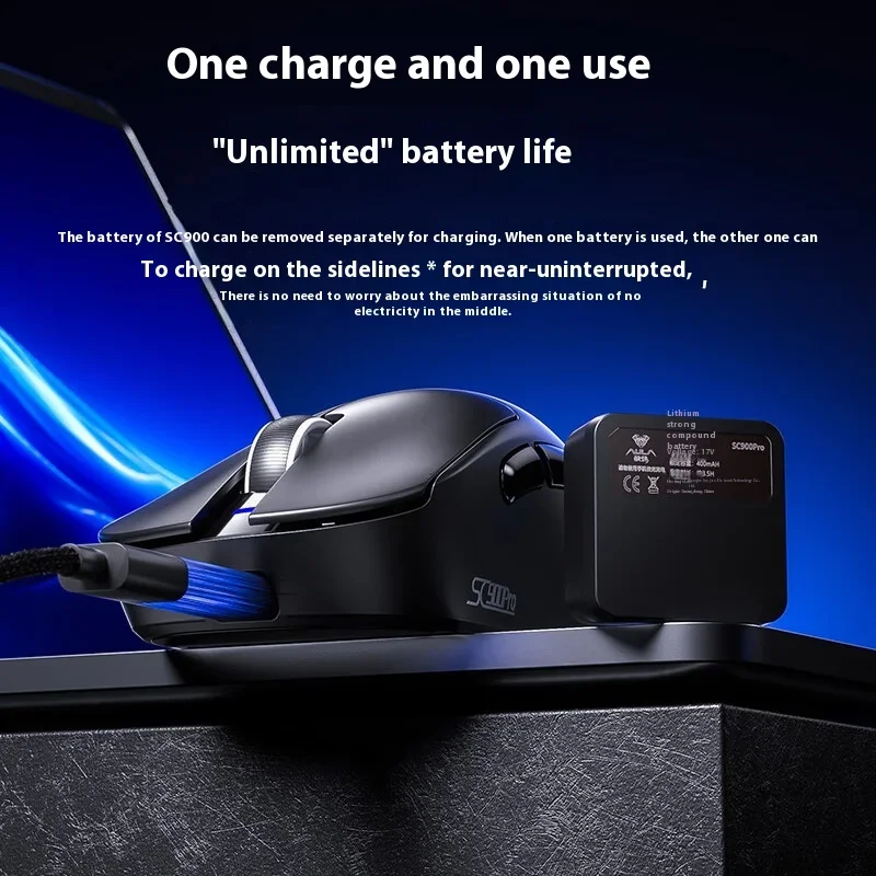 Gaming Accessories Gamer - Мышь AULA SC900 Paw3950, трехрежимная беспроводная