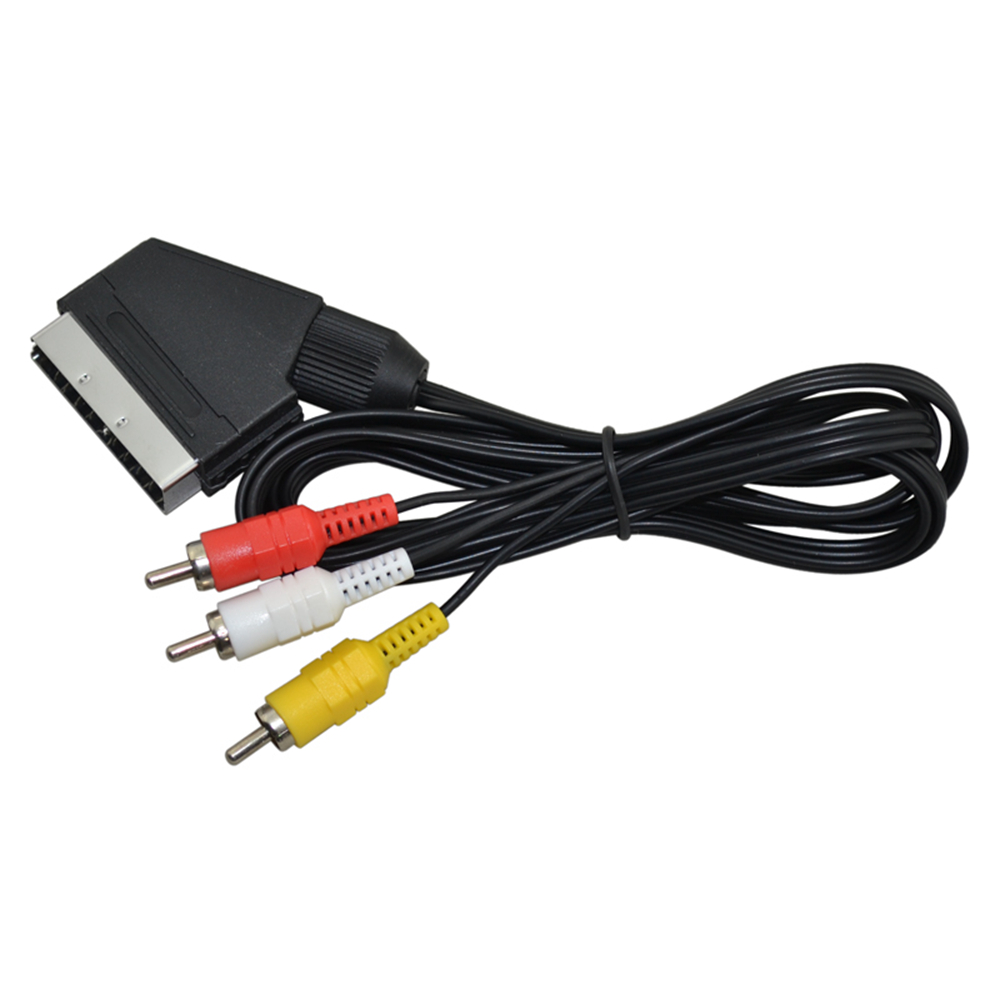 Video Gaming Accessories - Кабель Scart на 3 RCA AV