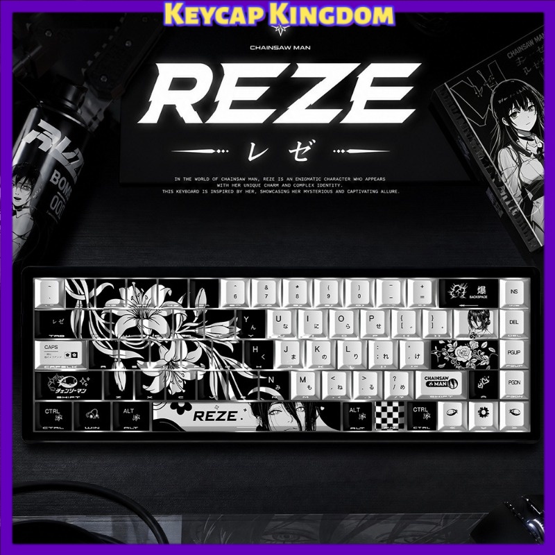 Gaming Accessories Cute - НОВЫЕ кейкапы Reze 5.0 в стиле
