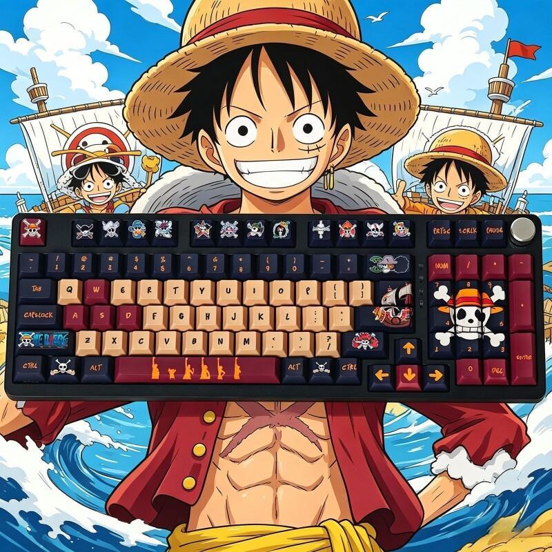 Gaming Accessories Keyboards - Набор кейкапов BANDAI One Piece Monkey