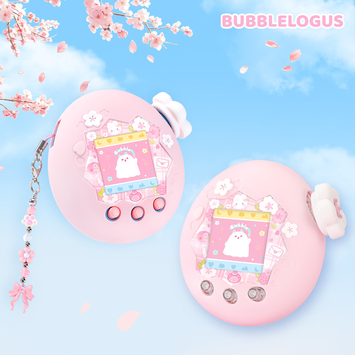 Gaming Accessories Kawaii - BUBBLELOGUS Защитный силиконовый чехол для Tamagotchi