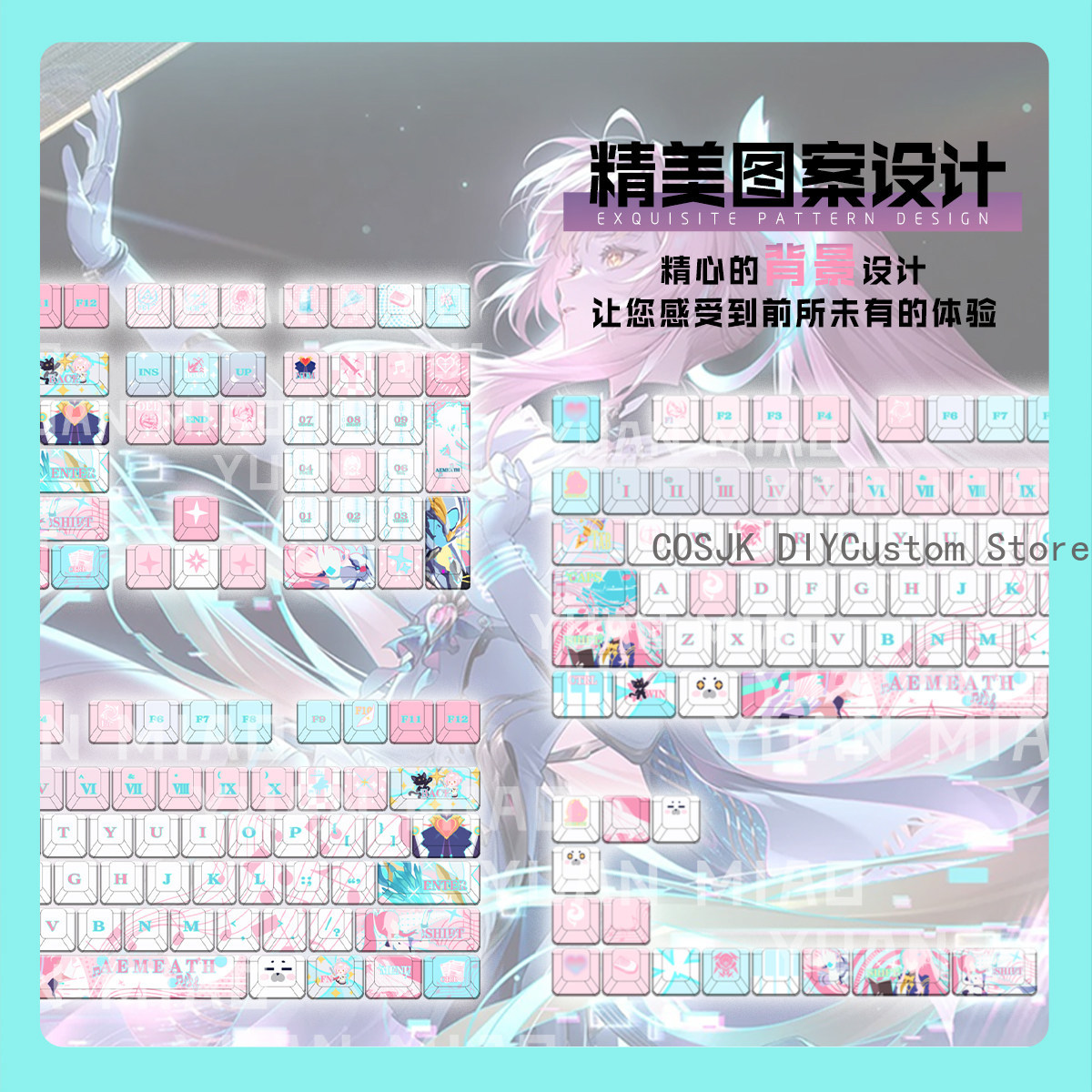 Комплект из 122 аниме-кейкапов – обзор и цена Gaming Accessories Keyboards