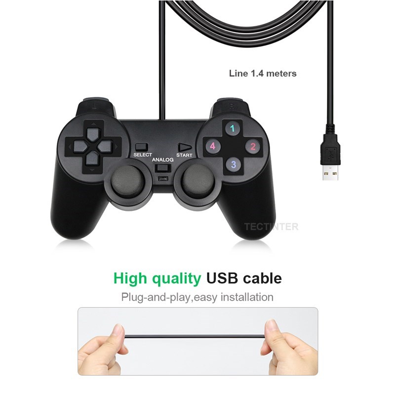 Проводной USB-джойстик для ПК, – обзор и цена Video Gaming Accessories