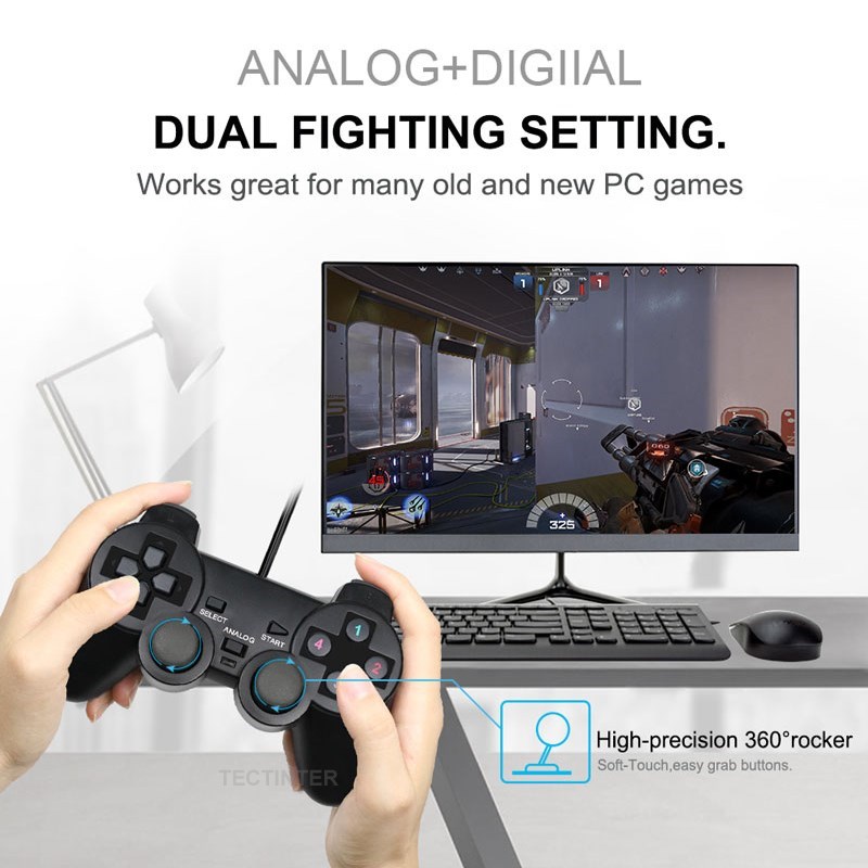 Проводной USB-джойстик для ПК, – обзор и цена Video Gaming Accessories
