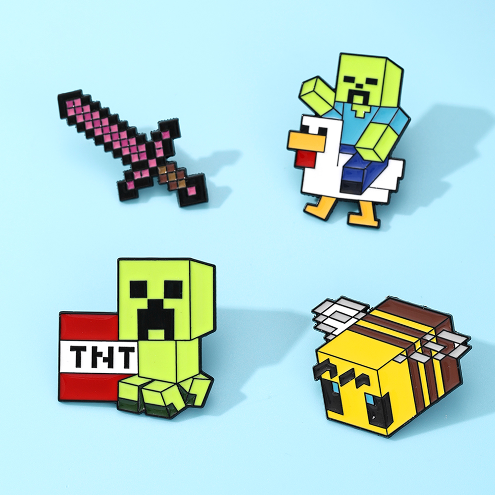 Набор из 4 эмалевых значков: м – обзор и цена Gaming Accessories Cute