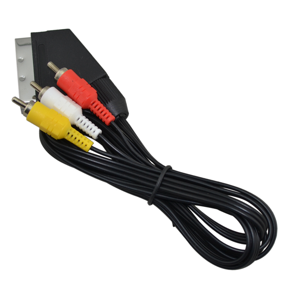 Кабель Scart на 3 RCA AV TV Vi – обзор и цена Video Gaming Accessories