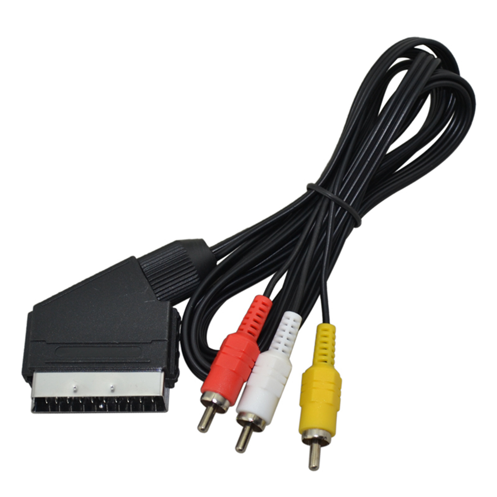 Кабель Scart на 3 RCA AV TV Vi – обзор и цена Video Gaming Accessories